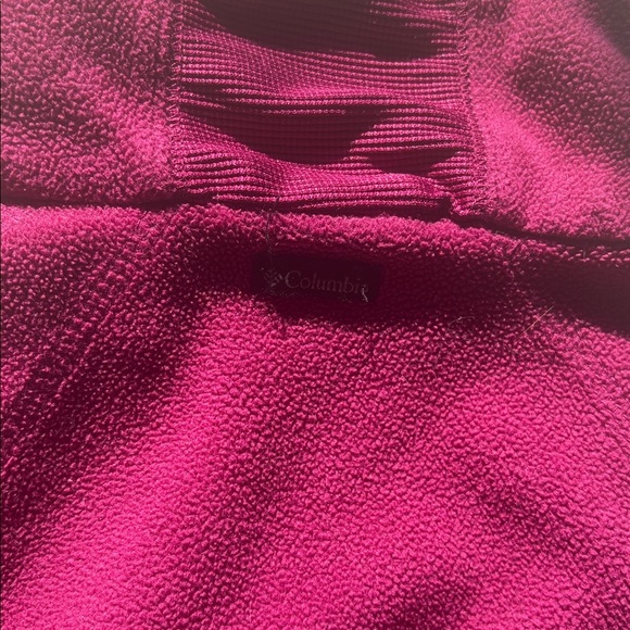 Columbia Magenta Fleece Long Sleeve Hoodie – Size XS | Mountain Ready | - Picture 7 of 8